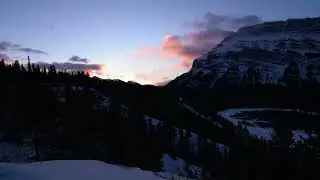 Mount Rundle Sunrise Timelapse