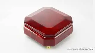 MBA-MB20 - Astonishing Beveled Octagonal Wood Classic Style Music Jewelry Box