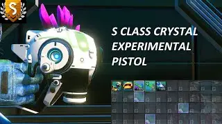 No Man's Sky - Pink Crystal S Class White & Green Experimental Pistol Multitool