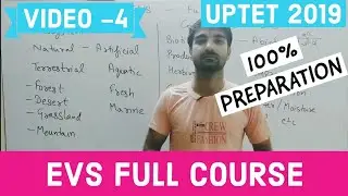 UPTET 2019 FULL EVS COURSE | UPTET EVS VIDEO -4 | DSSSB TUBE