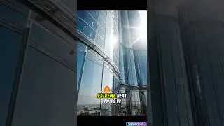 The Secret of Burj Khalifa&rsquo;s Heat 🌡️ | Strange Facts #Shorts