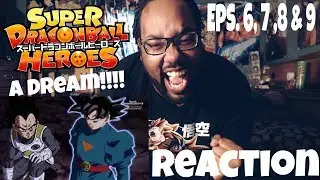 ULTRA INSTINCT GRAND MASTER GOKU??!! SUPER DRAGON BALL HEROES EPISODES 6, 7, 8 & 9 REACTION
