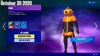 New Punk skin 🎃 & BIG Item Shop Today  - Fortnite Item Shop October 301-10-2020