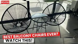 Best Balcony Chairs? SONGMICS Outdoor Acapulco Set Honest Review
