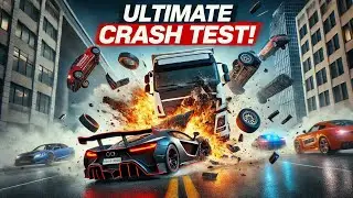 1000 KM/H Speed Test &ndash; Most Brutal Crashes in BeamNG! | GameStormerYT