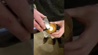 Latte Art Of The Day #15 - Tiny double heart