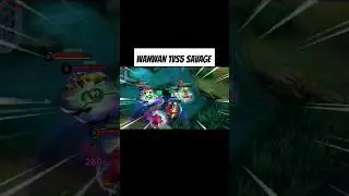 WANWAN 1VS5 SAVAGE | #wanwanmlbb #mlbb #shortsviral #shorts #mobilelegends #wanwanbuild #ml