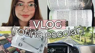 rotina escolar/ daily vlog, estudos, dia&dia, perrengues VLOG#1