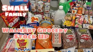 Grocery Stock Up/Walmart Grocery Haul/Food Storage/Pantry
