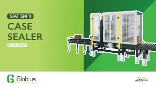 Siat SM11 &ndash; Fermeuse de caisses automatique rapide et fiable pour lignes d&rsquo;emballage efficaces