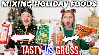 Grossest Food Combo Challenge -- I Tricked Him!!