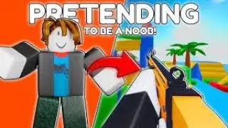Pretending To Be A NOOB In Roblox Rivals!