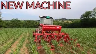 Proba nove mašine,Špatranje kukuruza 2022 sa Armatracom 704e+!!!