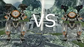 Avenger Ao Jun vs Viper Ao Jun Gameplay Comparison. War Robots Test Server.