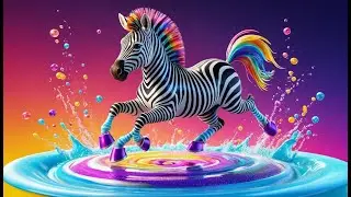 Zoomie Zebra&rsquo;s Roller Skate Party | Fun Roller Skating Song for Kids | Active Dance Adventure