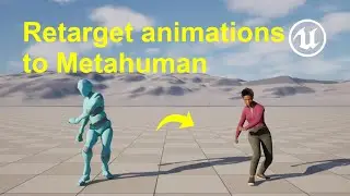 How to retarget  animations from mixamo to metahuman in Unreal Engine 5