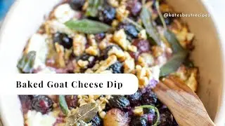 Chef Kate's Viral Goat Cheese Dip With Roasted Grapes, Walnuts, and Fried Sage