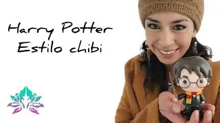 Harry Potter chibi en pasta flexible y foamy moldeable