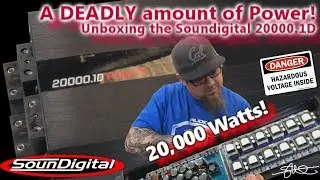 Unboxing a DEADLY amount of power - 20,000 Watts ONE Amplifier! Soundigital 20000.1D + the Guts!