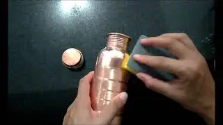 Garrafa de cobre - Limpeza