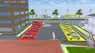 ALL RED AND YELLOW COLOUR CARS COLLECTION AT SECRET PLACE 🚔😱😨✅ ll SAKURA SCHOOL SIMULATOR ll 🤯😨😱✅✅