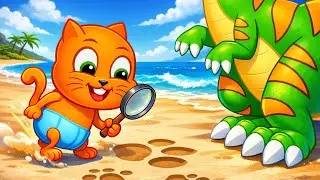 Família de Gatos - DE QUEM É ESSA PEGADA? Desenho Animado em Português Brasil 4K