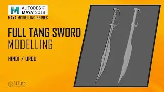 Part - 01 l FullTang Sword Modelling in Maya 2018