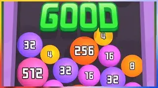2048 Lucky Merge Ball&Win Reward - Gameplay Walkthrough - Levels 1-20