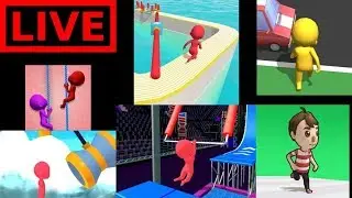 LIVE: EPIC RACE 3D, ROAD RACE 3D, FUN RACE 3D, RUN RACE 3D || YOUTUBE GAMING