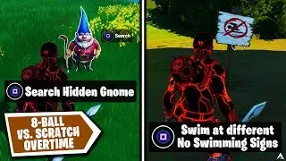 All 8-BALL VS. SCRATCH OVERTIME MISSIONS on Fortnite Chapter 2 Season 1...