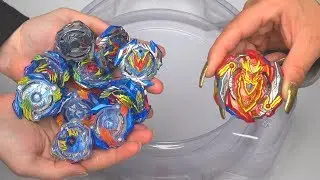CHO-Z ACHILLES vs ALL VALKYRIE VALTRYEK BEYS | Beyblade Burst Super Z ベイブレードバースト 超ゼツ