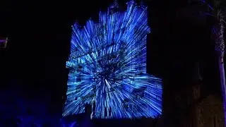 INCREDIBLE Star Wars Death Star Projections on Tower of Terror! Walt Disney World Hollywood Studios