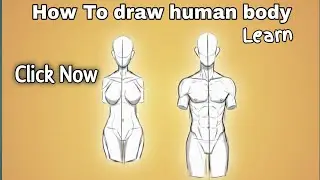 How To Draw Human Body Digital. #drawing #tutorial #howtodraw #drawingskills #art #draw 