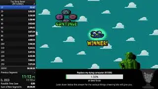 Toy Story Racer - 200 Soldier SINGLE SEGMENT FORMER WR Speedrun - 10:45:31 (FULL GAME WALKTHROUGH!)
