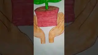 Go Green drawing #viral #shorts #drawing #holidayhomework #savenature  @graceofart5603