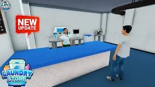 New Update, Brand New Staff, New Story and New Rank - Laundry Store Simulator! #14
