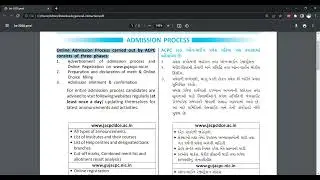 General Instruction for ACPC Engineering admission 2023 - 24