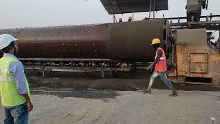 Guniting of M.S Pipe