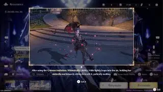 Infinity Nikki Dream-Like Night Outfit and Crimson Invitation Whimsicality Preview