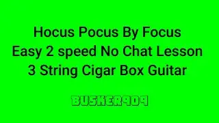 Hocus Pocus By Focus - 2 Speed 