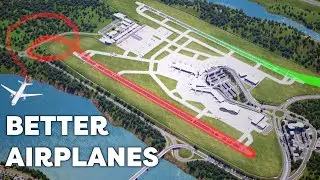 Исправление взлёта и посадки самолёта в Cities: Skylines