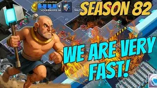 Boom Beach Warships Season 82[ 4 Engine Rooms Warrior Attacks ]