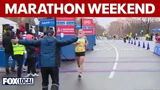 2025 Philadelphia Marathon Weekend: Half-marathon, 8K runners hit the streets in the rain
