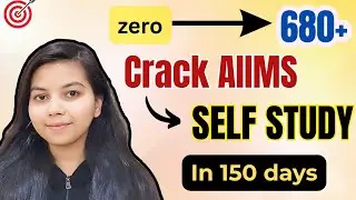 Crack AIIMS in 150 Days | 680+ NEET Self Study Strategy (No Coaching Needed!) #neet #neet2026 #pw 