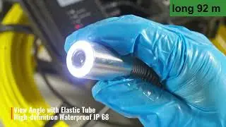Pipe Inspection Camera 92meter color LCD 9
