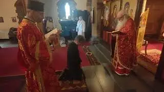 Eastern Orthodox making of a catechumen.