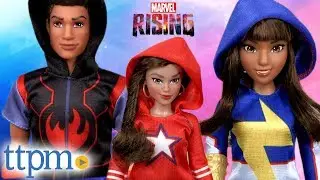 Marvel Rising Secret Warriors Ms. Marvel, Inferno, Quake, America Chavez Figures from Hasbro