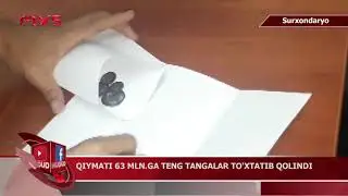 Qiymati 63 milllionga teng tangalar to’xtatib qolindi