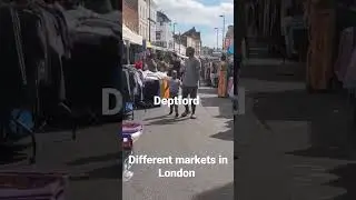 Different markets in London- check page for walk through vids #shorts #London #market #wandermari