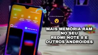 Redmi Note 8 com mais Mem&oacute;ria RAM - Otimize Qualquer Android adicionando mais mem&oacute;ria RAM Virtual
